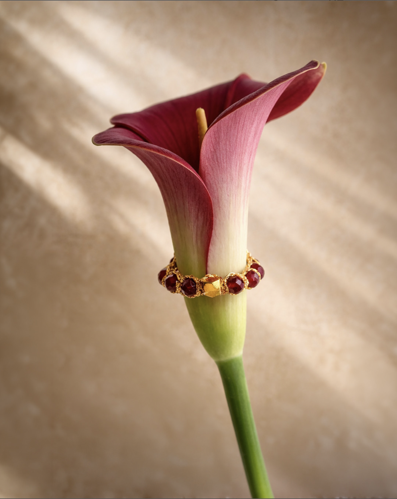 Handcrafted macramé gemstone bracelets from Bali
