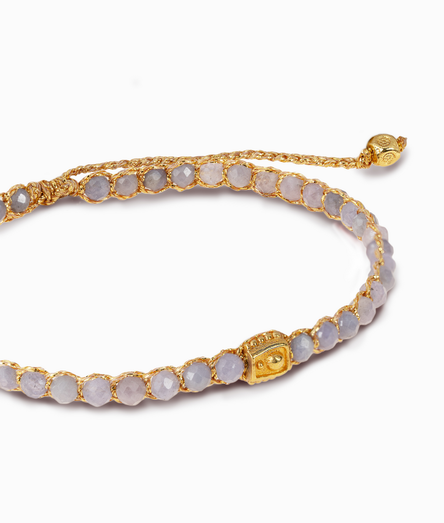 Tansanite Bracelet | Gold