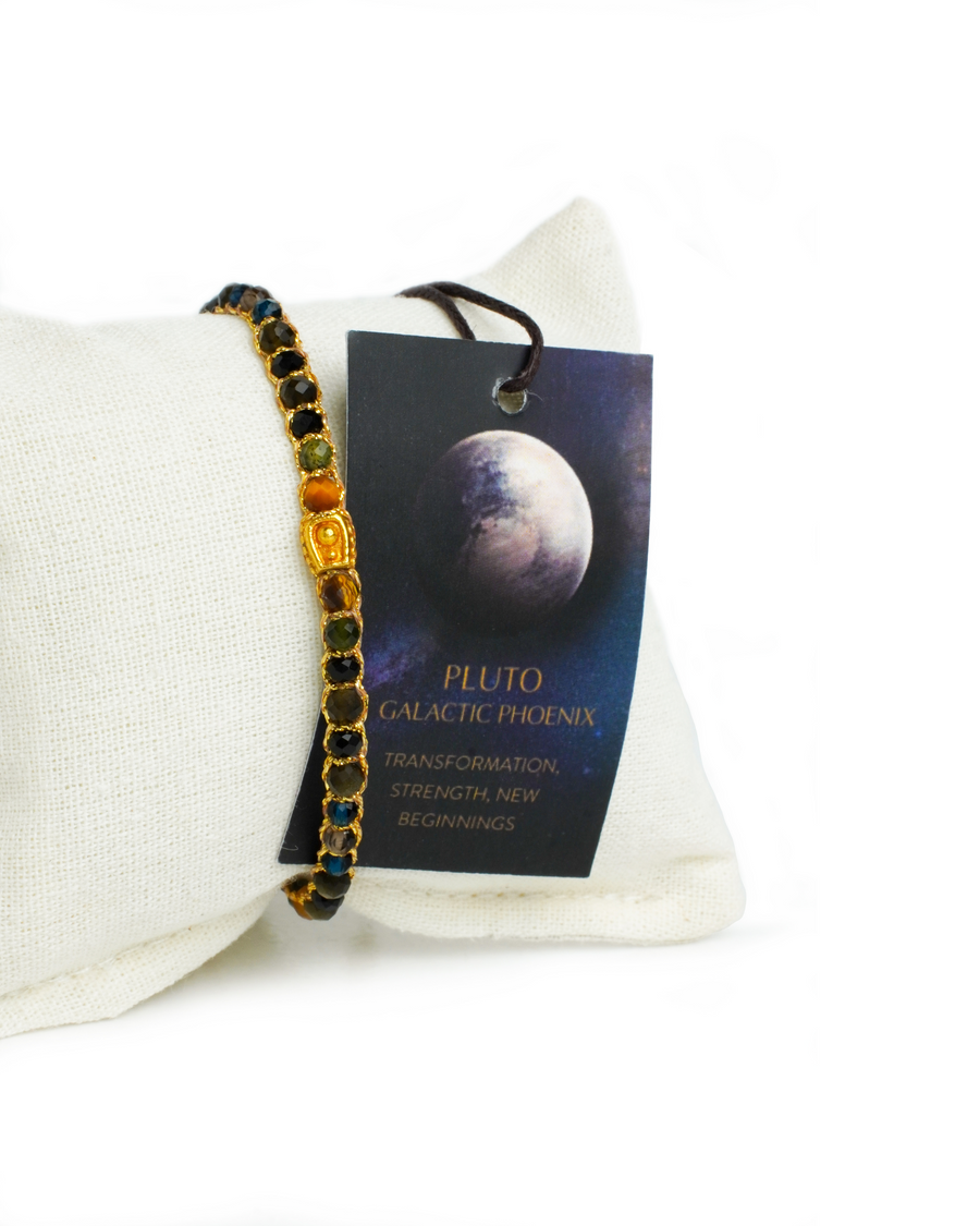 Pluto Galactic Phoenix Bracelet | Gold