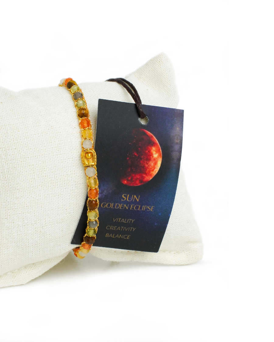 Sun Golden Eclipse Bracelet | Gold