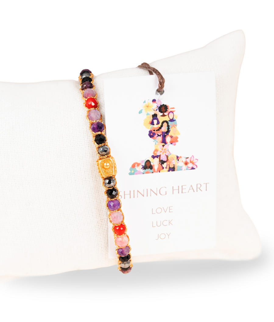 Shining Heart Bracelet  | Gold