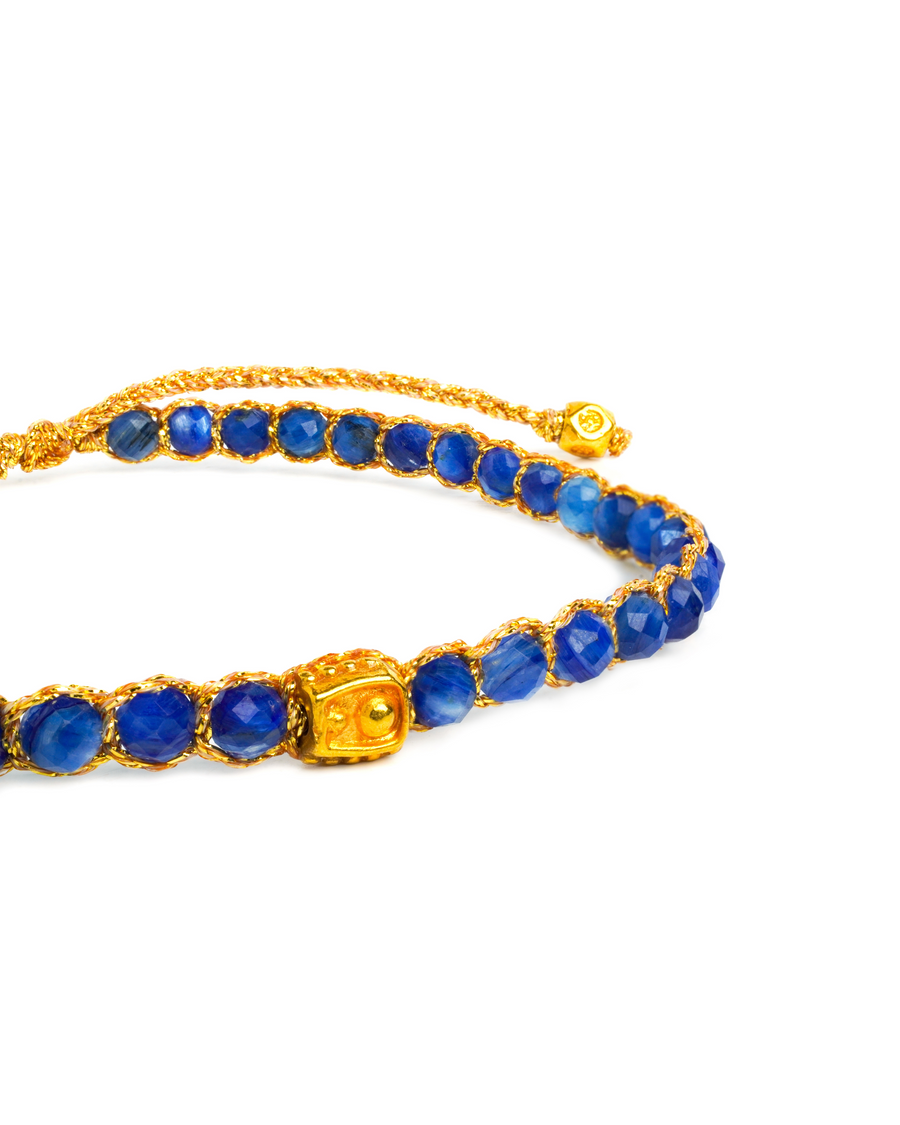 Kyanite Bracelet | Gold