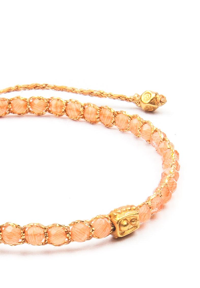Light Carnelian Bracelet | Gold