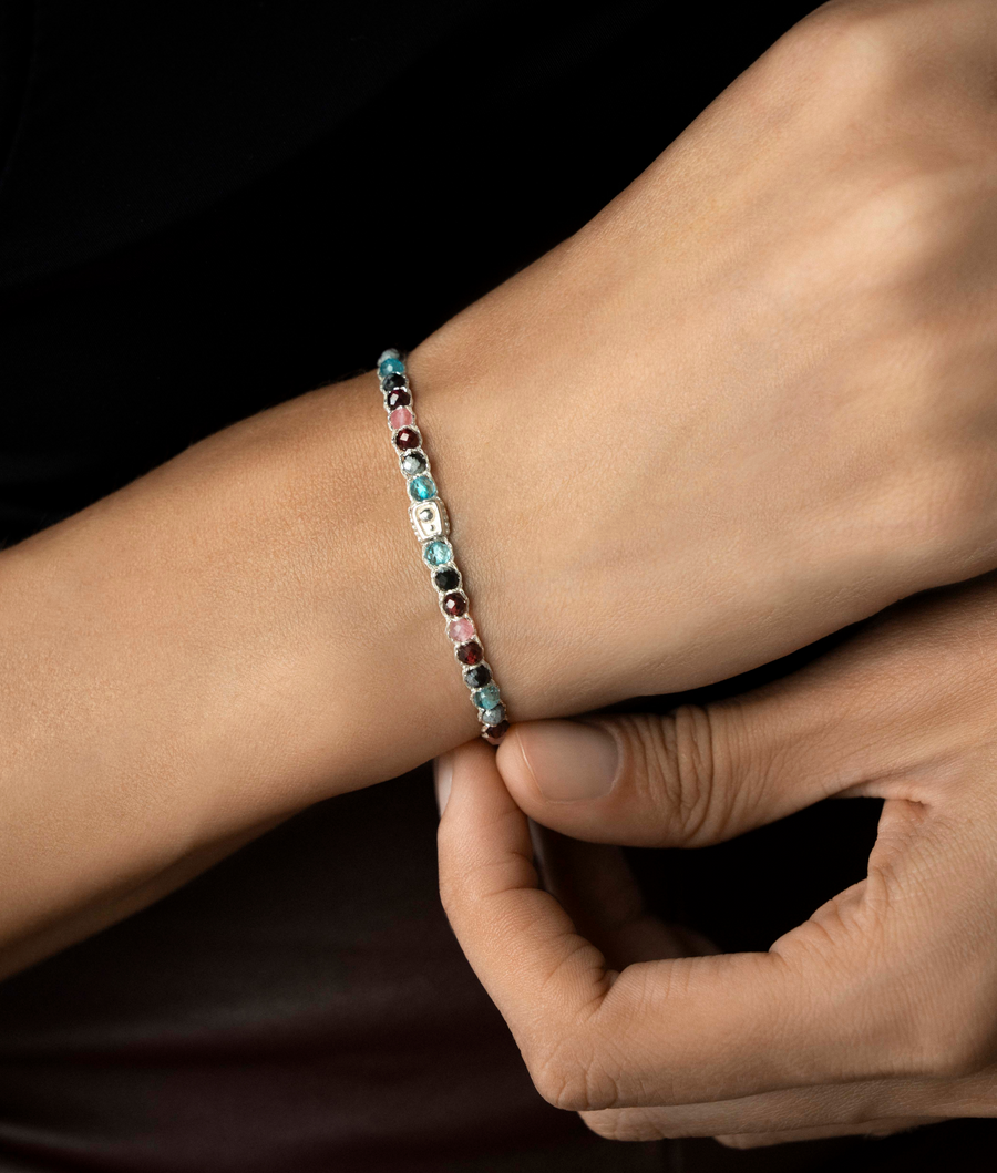 Bonded Hearts Bracelet | Silver