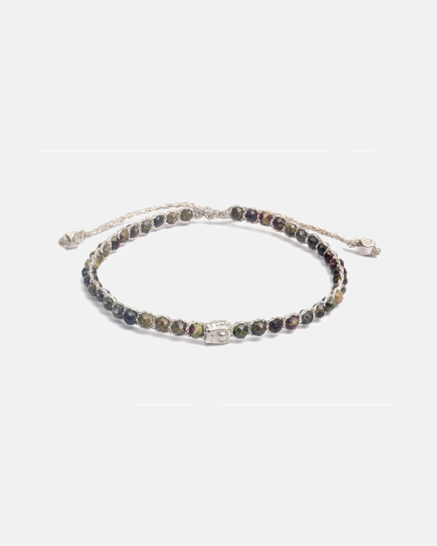 Bloodstone Bracelet | Silver