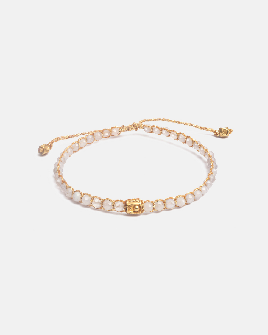 Clear Quartz Bracelet | Gold
