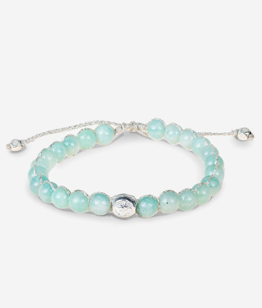 Amazonite 6mm Bracelet | Silver