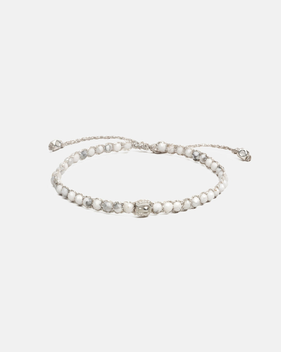 Howlite Bracelet | Silver