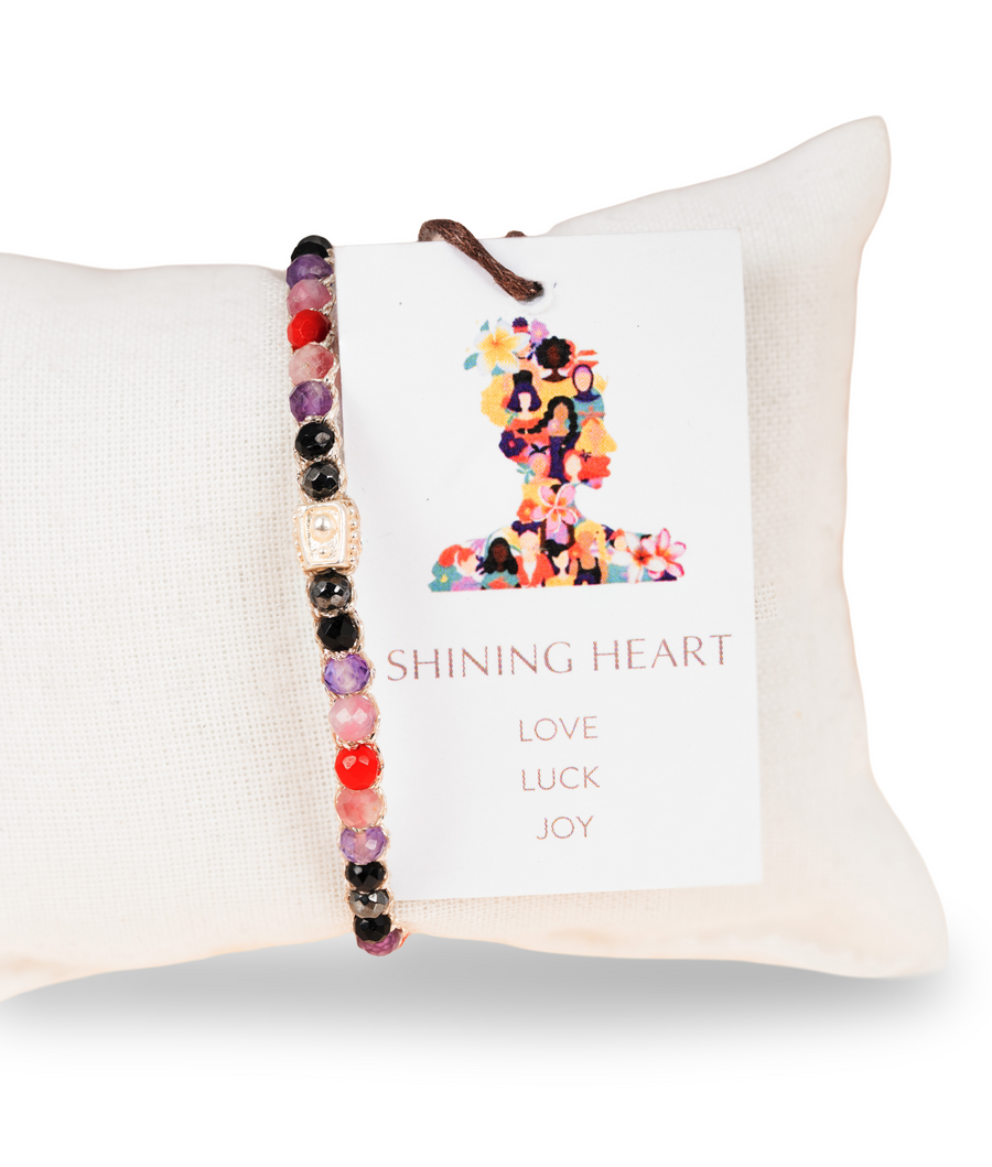 Shining Heart Bracelet  | Silver