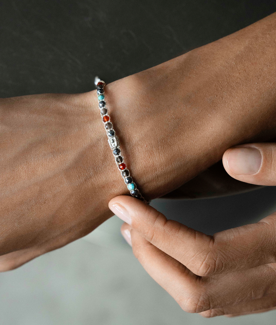 Rising Glow  Bracelet  | Silver