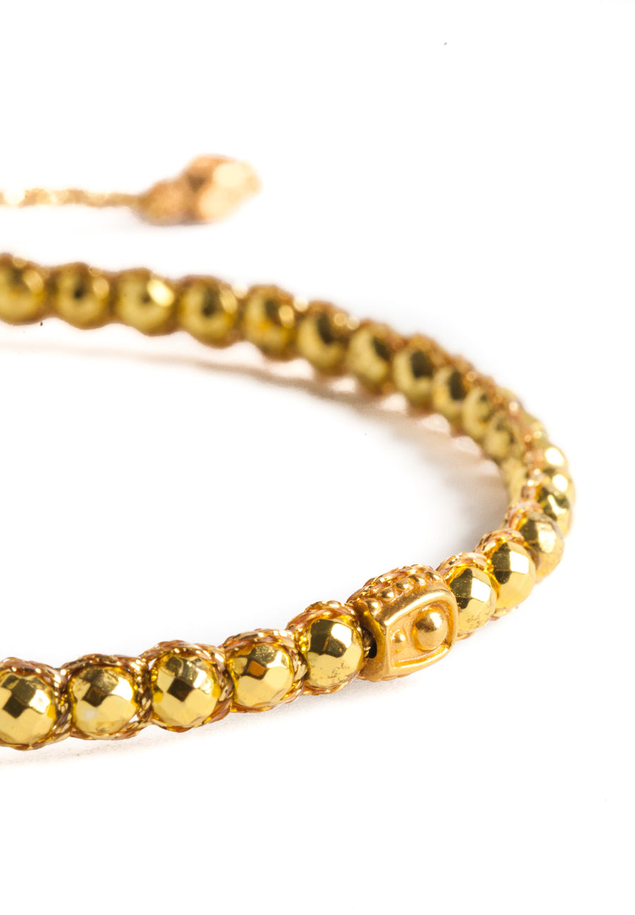 Pyrite Bracelet | Gold