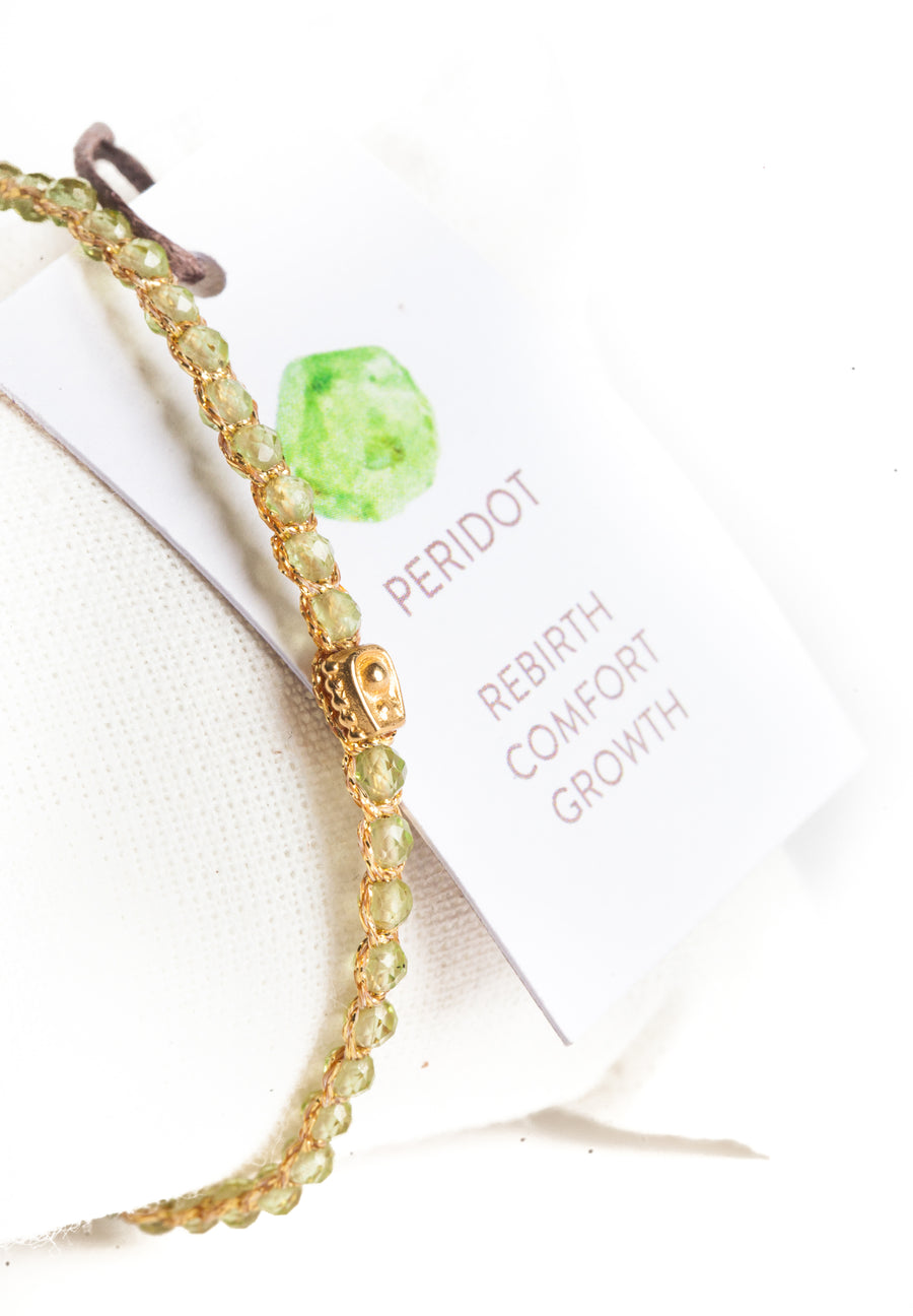 Peridot Bracelet | Gold