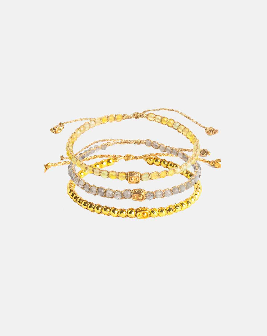 Leo Stack Bracelets | Gold
