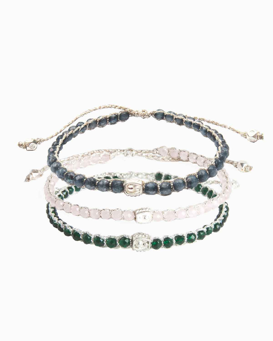 Aries Stack Bracelets | Silver