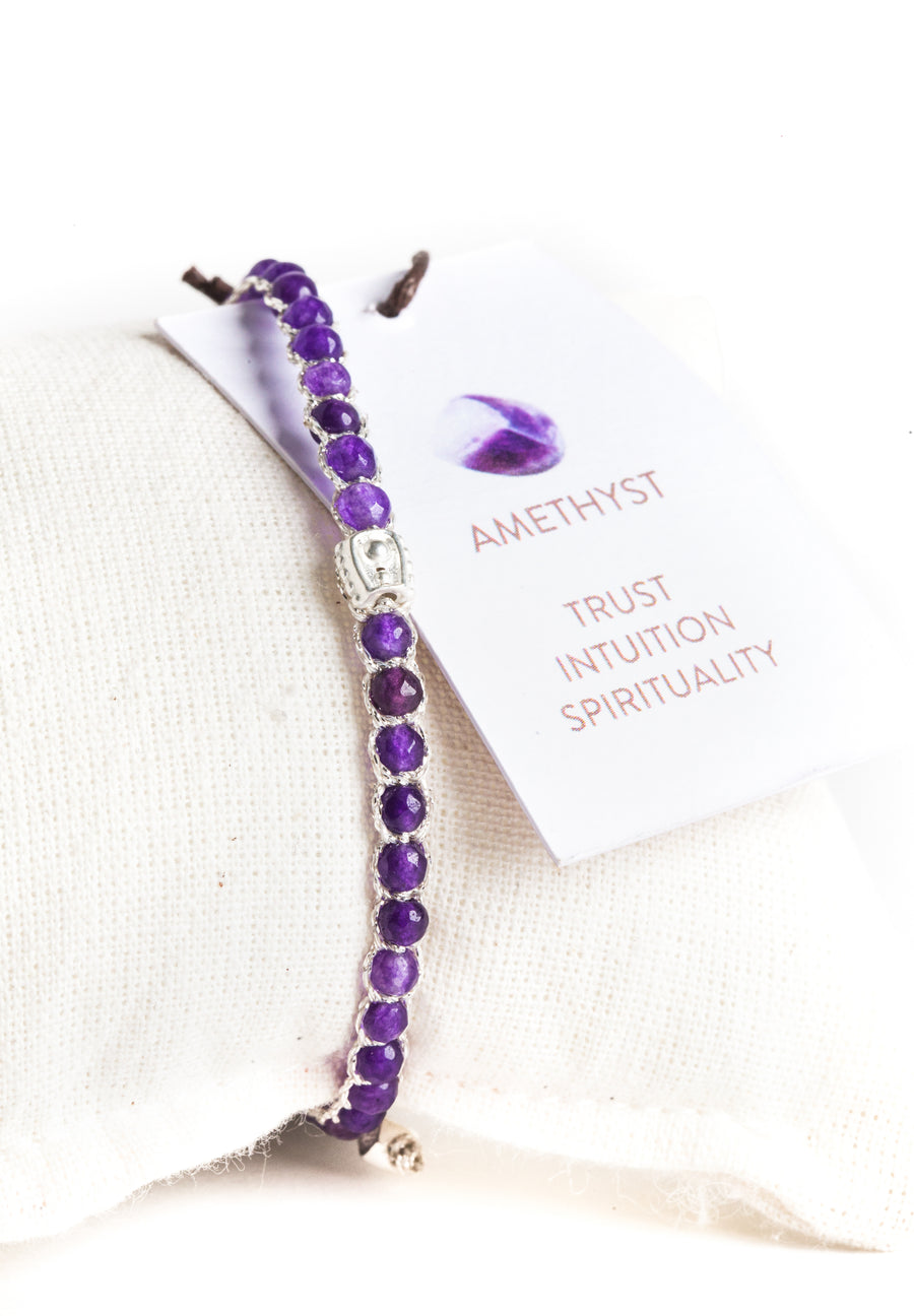 Amethyst  Bracelet | Silver