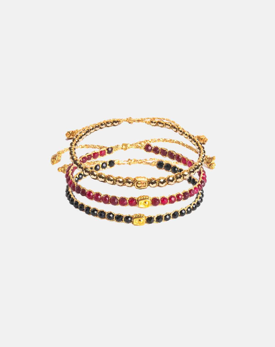 Holiday Stack Bracelets | Gold