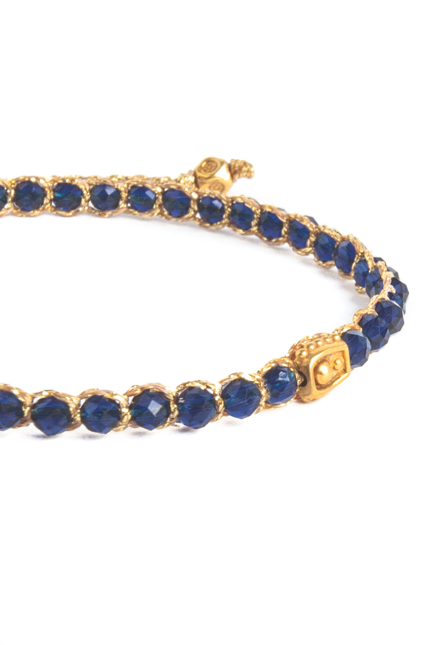 Blue Spinel Bracelet | Gold