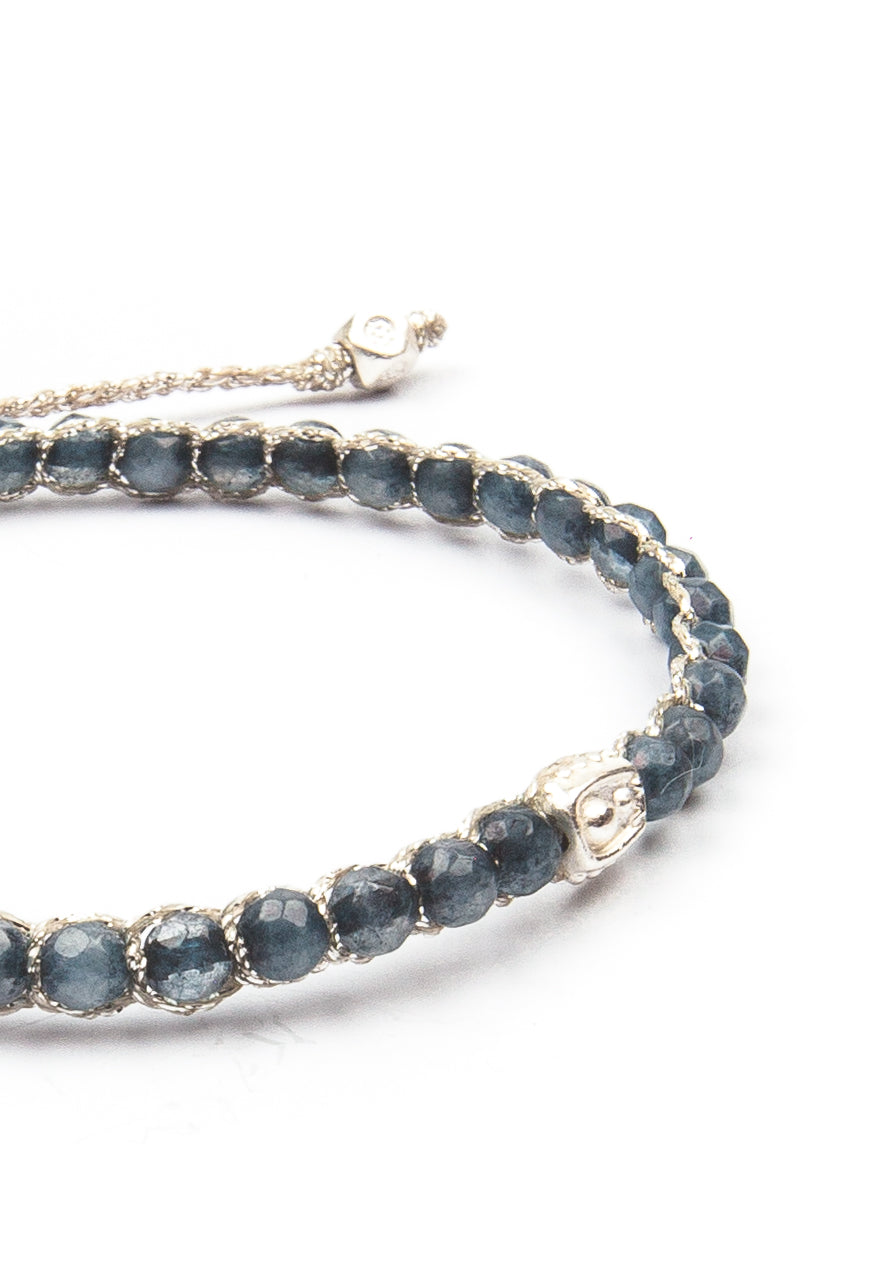 Blue Aventurine Bracelet | Silver