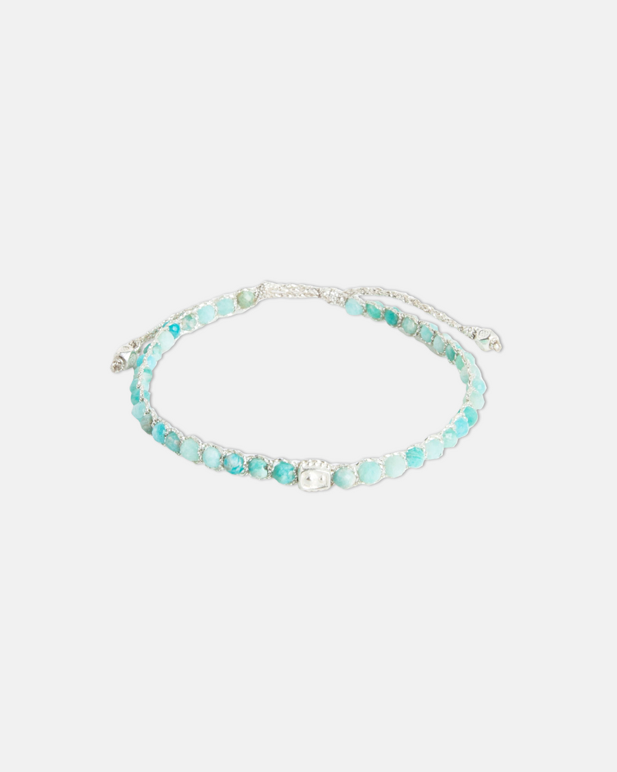 Amazonite Bracelet | Silver