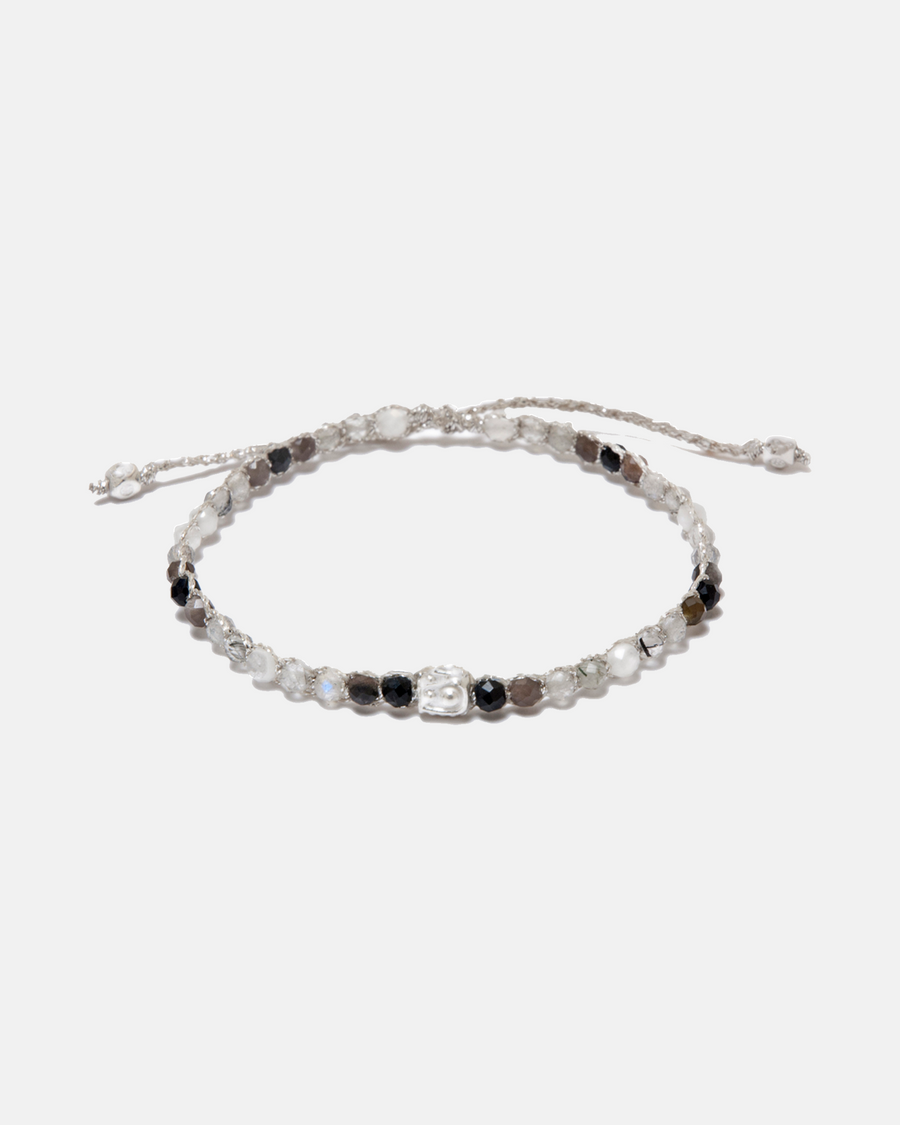 Ombre Moon Rock Bracelet | Silver