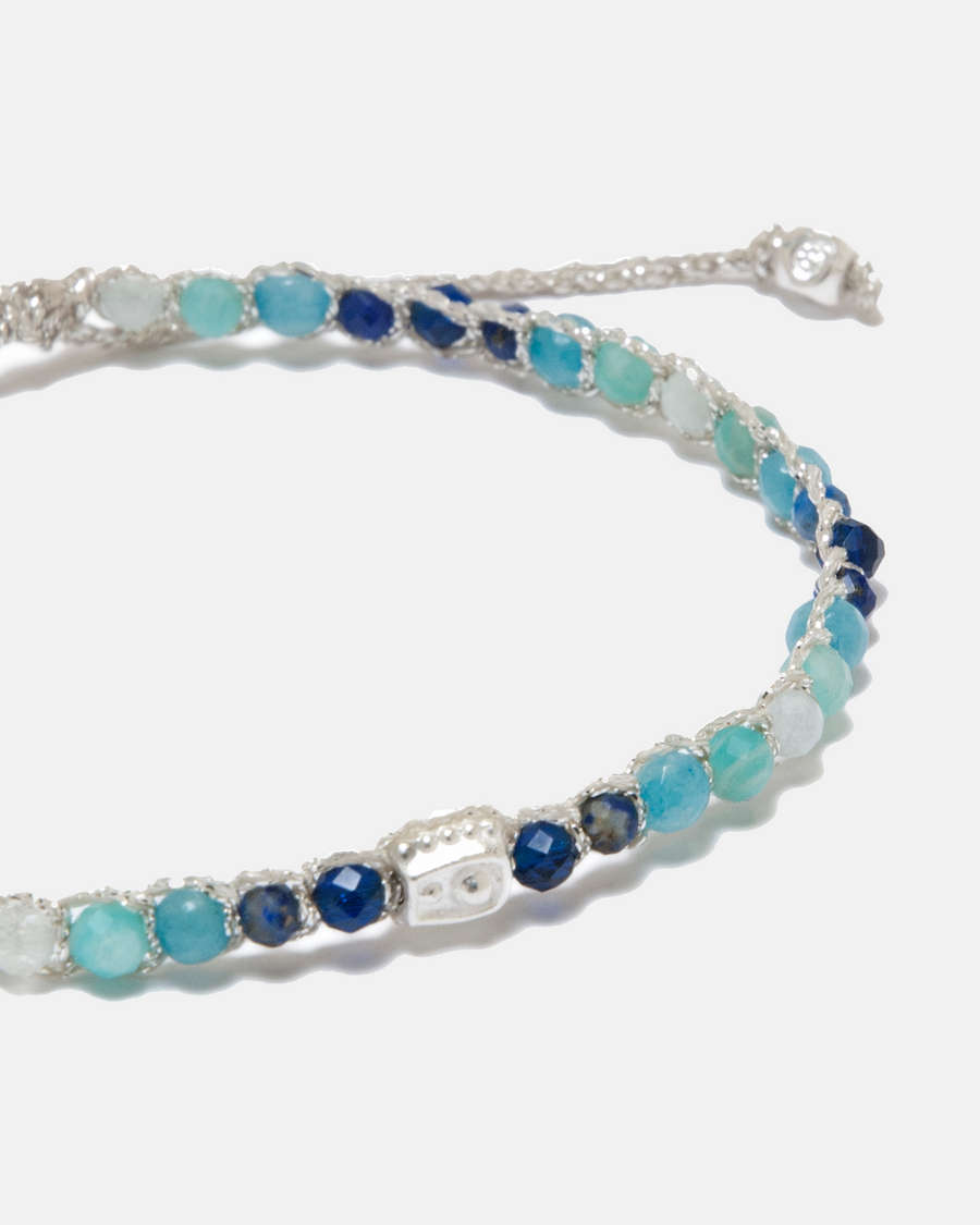 Ombre Blue River Bracelet | Silver
