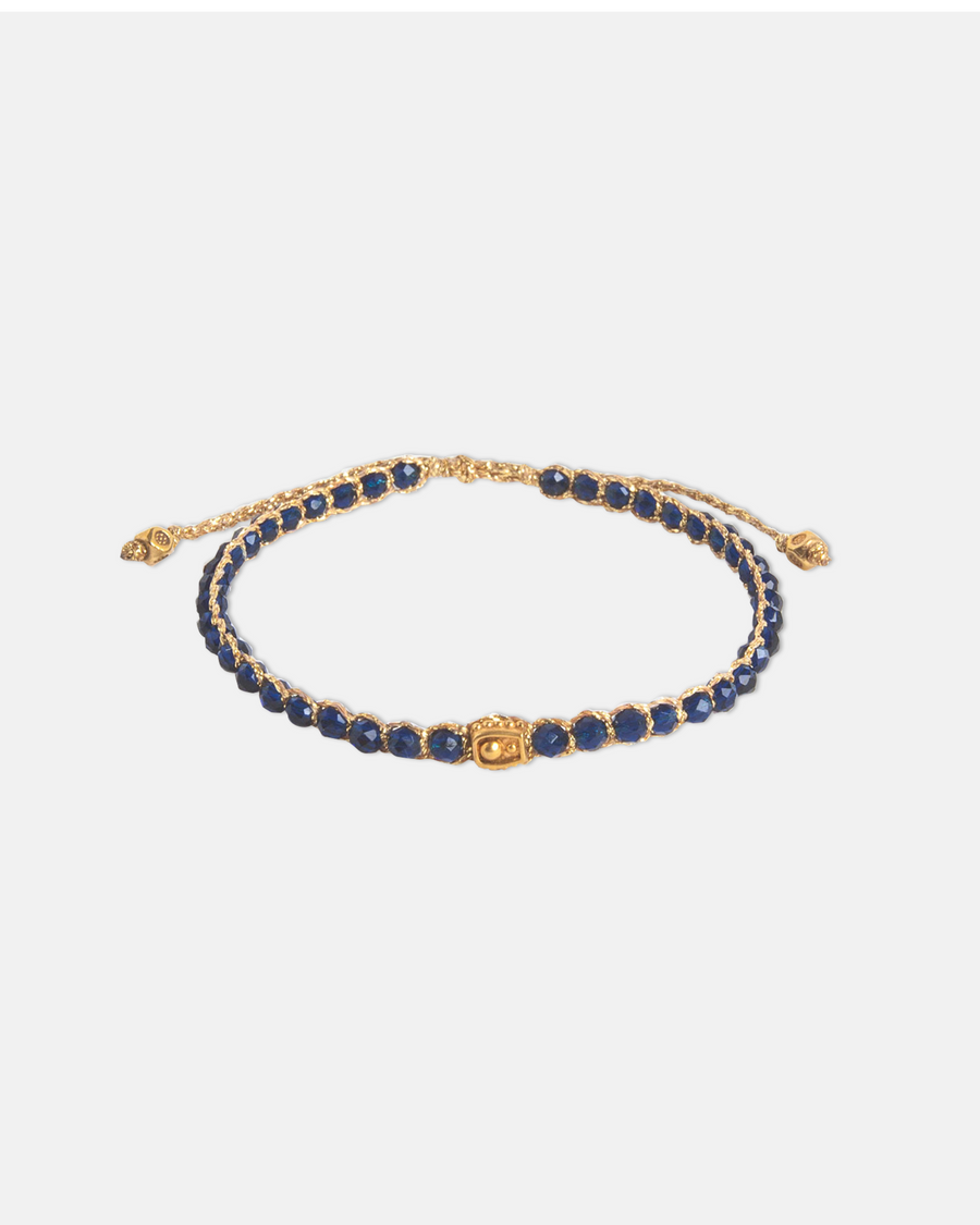 Blue Spinel Bracelet | Gold