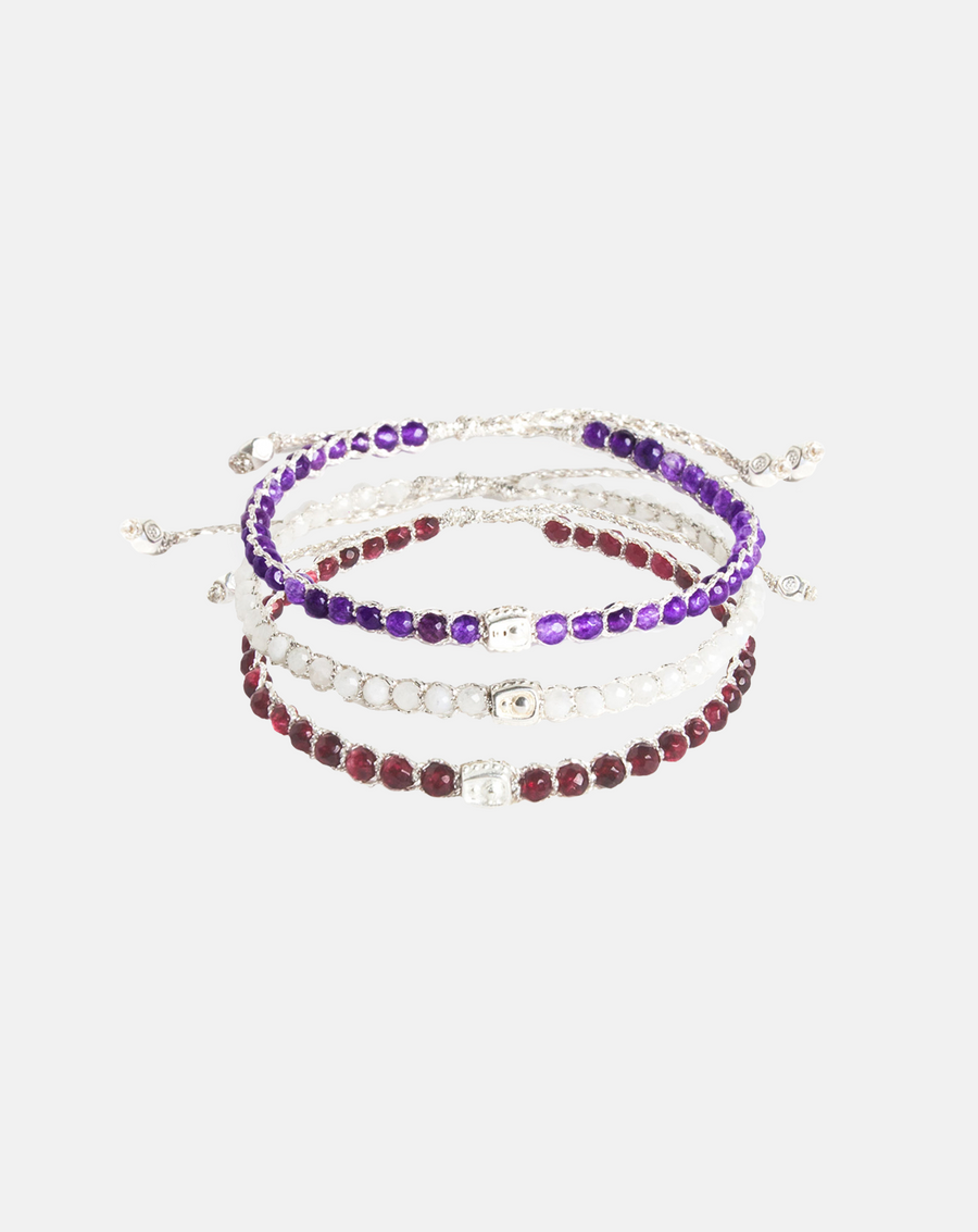 Capricorn Stack Bracelets | Silver