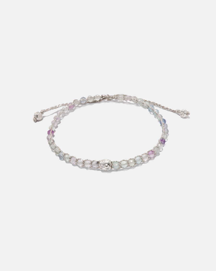 Fluorite Bracelet | Silver