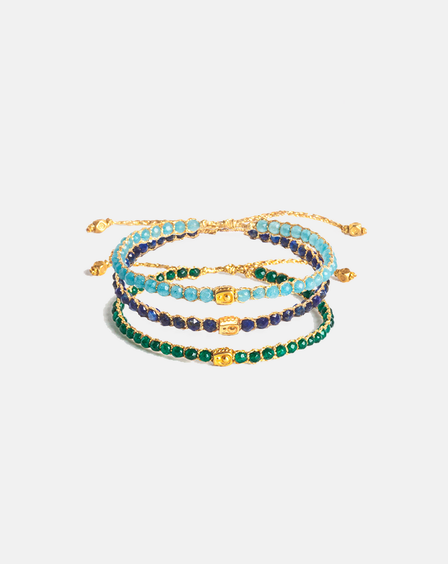 Forest Stack Bracelets | Gold