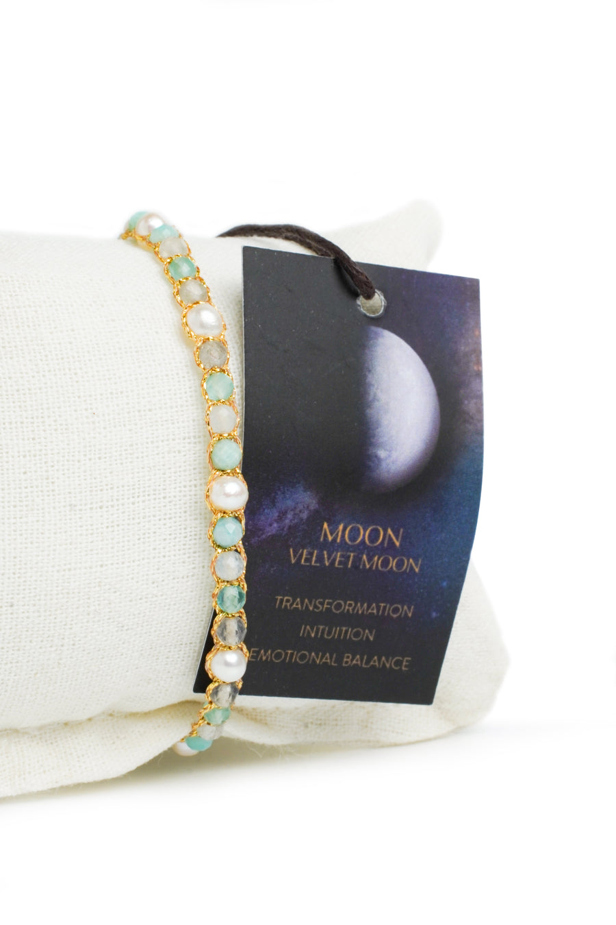 Moon Velvet Moon Bracelet | Gold