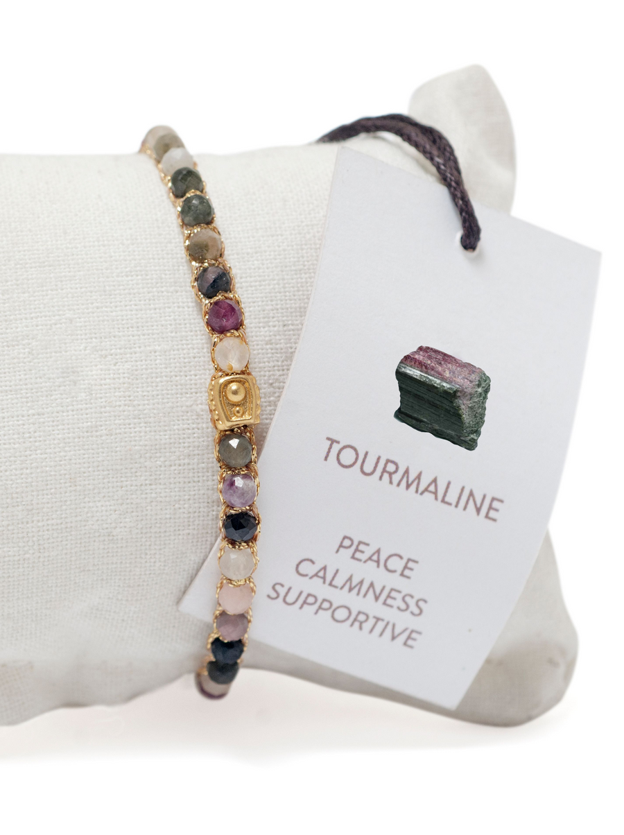 Tourmaline Bracelet | Gold