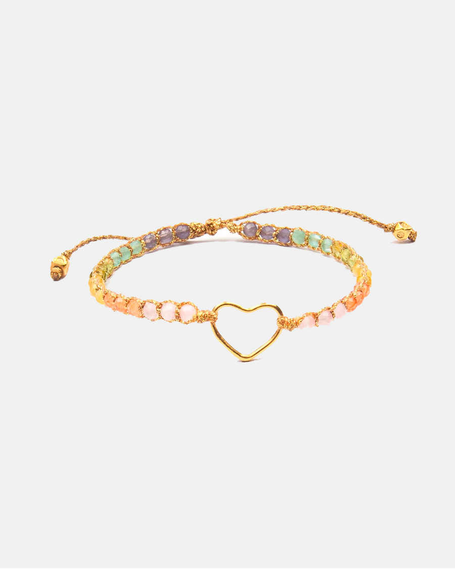 Rainbow Pastel Bracelet | Heart