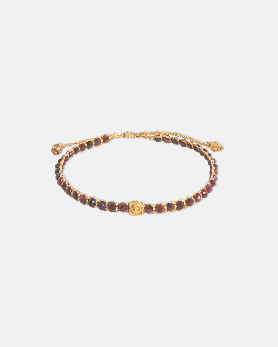 Rhodolite Garnet Bracelet | Gold