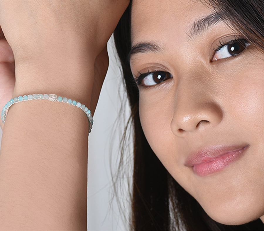Amazonite Bracelet | Silver