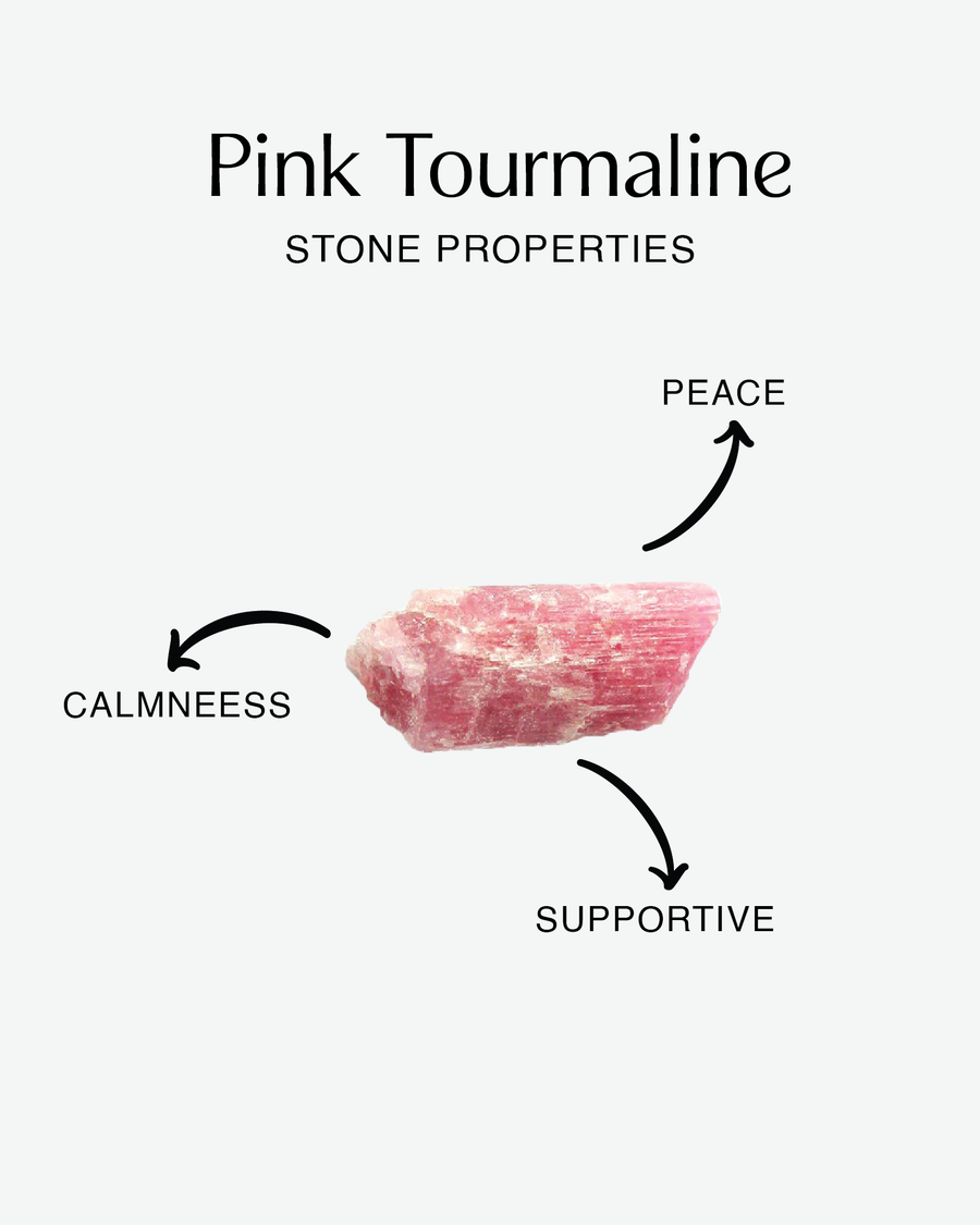 Pink Tourmaline Heart Bracelet | Gold