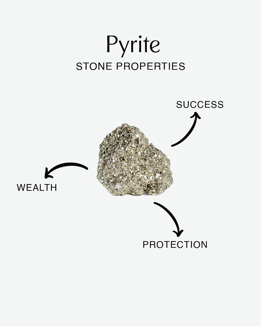 Pyrite Bracelet Heart | Gold