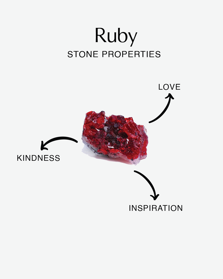 Ruby Bracelet | Silver